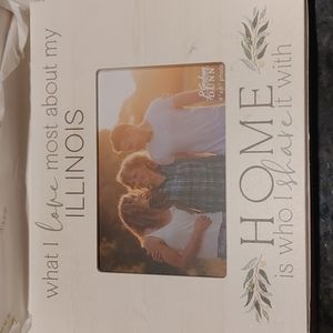 NEW Illinois Home Picture Frame